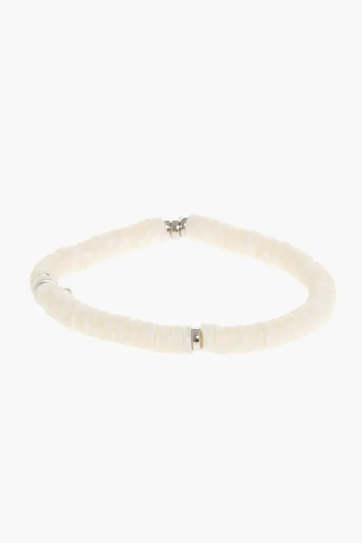 Best Cavigliera in Perline con Charm D2 Argentato Donna Gioielli