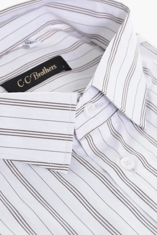 Sale CC BROTHERS Camicia in Cotone Motivo a Righe Balanced Uomo Camicie