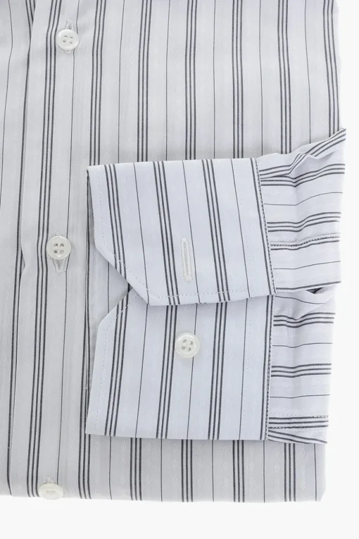 Discount CC BROTHERS Camicia in Cotone Motivo a Righe Balanced Uomo Camicie