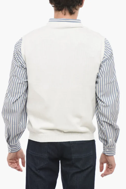 Online CC BROTHERS Cardigan Smanicato Collo A V Uomo Maglieria