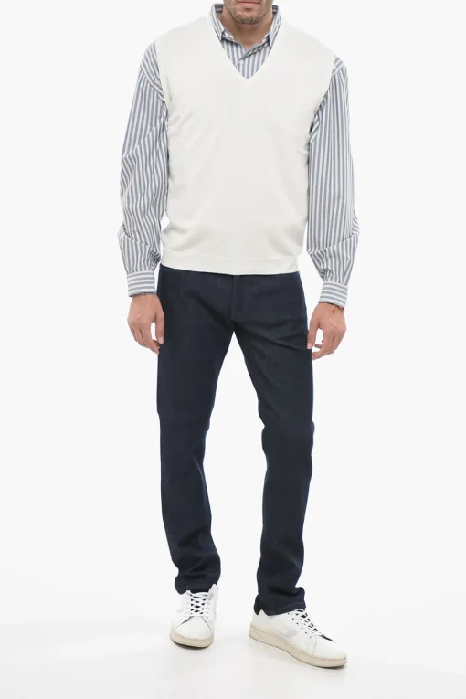 Online CC BROTHERS Cardigan Smanicato Collo A V Uomo Maglieria