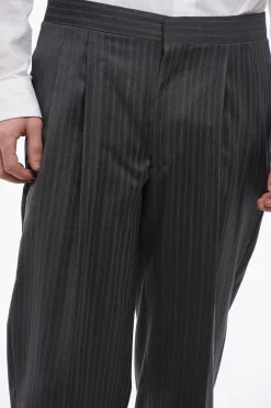 Clearance CC BROTHERS Pantaloni CERIMONIA MASTER con Fantasia a Righe Uomo Pantaloni