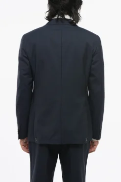 CC COLLECTION Abito 2 Bottoni District Check in Lana Vergine Due Spacchi></noscript>Corneliani Hot