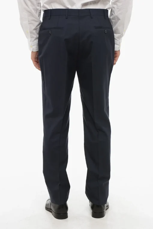 CC COLLECTION Abito 2 Bottoni District Check in Lana Vergine Due Spacchi>Corneliani Hot