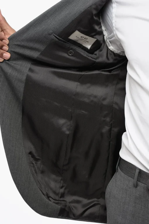 Sale CC COLLECTION Abito 1 Bottone CERIM.REFINED Gessato Uno Spacco Revers a Lancia Uomo Completi
