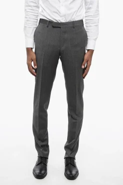 Sale CC COLLECTION Abito 1 Bottone CERIM.REFINED Gessato Uno Spacco Revers a Lancia Uomo Completi