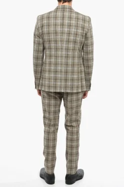 CC COLLECTION Abito 2 Bottoni RESET con Motivo District Check></noscript>Corneliani Online