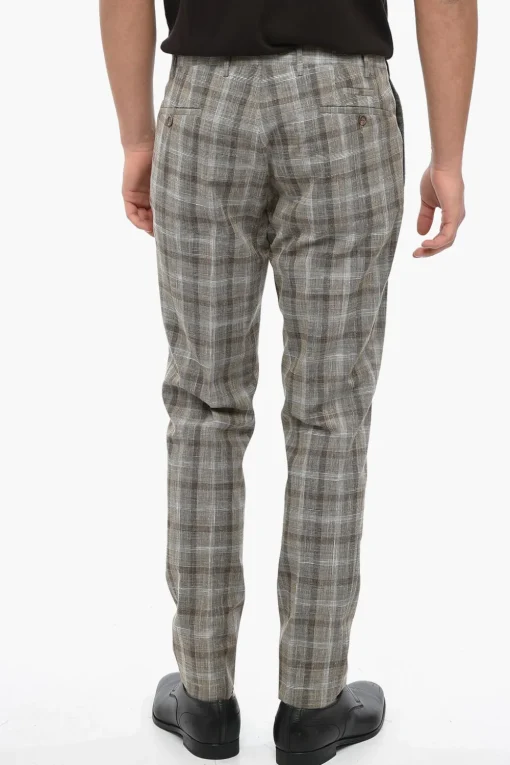 CC COLLECTION Abito 2 Bottoni RESET con Motivo District Check>Corneliani Online