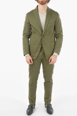 Best CC COLLECTION Abito 2 Bottoni con Motivo District Check Uomo Completi