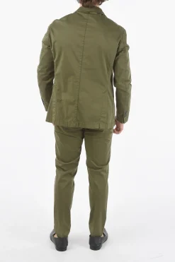 Best CC COLLECTION Abito 2 Bottoni con Motivo District Check Uomo Completi