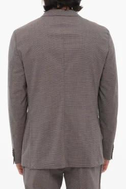 CC COLLECTION Abito 2 Bottoni RESET con Motivo Micro Pied de Poule></noscript>Corneliani Outlet