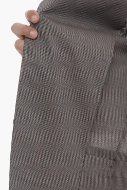 CC COLLECTION Abito 2 Bottoni RESET con Motivo Micro Pied de Poule></noscript>Corneliani Outlet