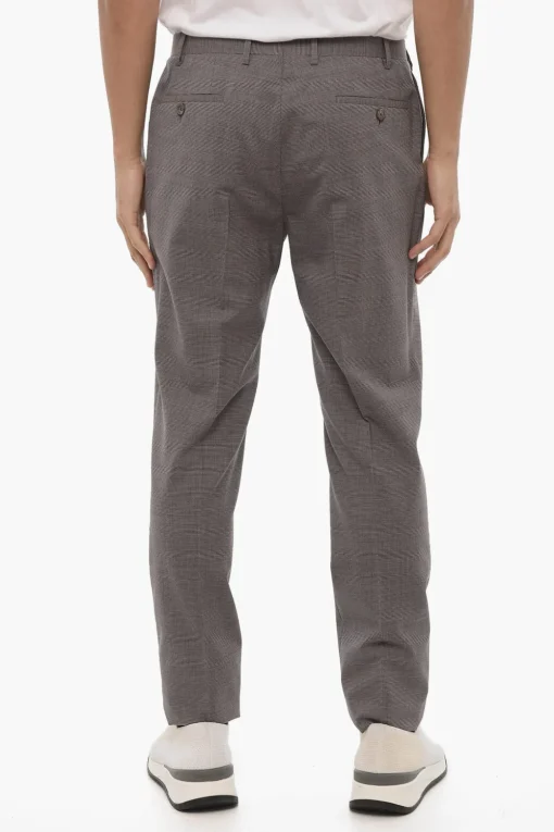 CC COLLECTION Abito 2 Bottoni RESET con Motivo Micro Pied de Poule>Corneliani Outlet