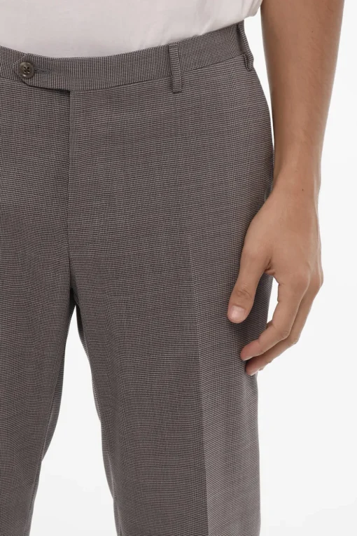 CC COLLECTION Abito 2 Bottoni RESET con Motivo Micro Pied de Poule>Corneliani Outlet