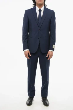Best CC COLLECTION Abito 3 Pezzi REFINED in Misto Mohair Uomo Completi
