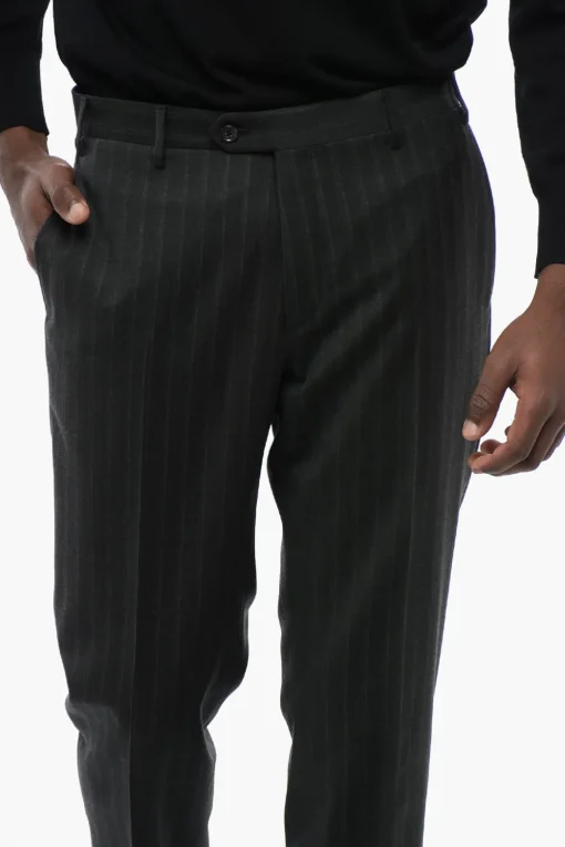 Clearance CC COLLECTION Abito Gessato RIGHT in Lana Vergine Uomo Completi