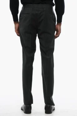 Clearance CC COLLECTION Abito Gessato RIGHT in Lana Vergine Uomo Completi
