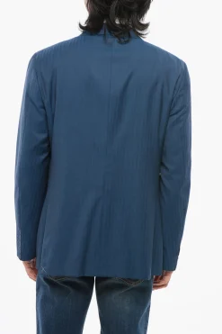 Online CC COLLECTION Abito Gessato con Rever a Lancia Uomo Giacche