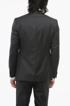 Best CC COLLECTION Abito in Lana Stretch REFINED con Tasche ad Aletta Uomo Completi