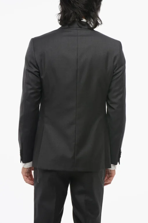 Best CC COLLECTION Abito in Lana Stretch REFINED con Tasche ad Aletta Uomo Completi