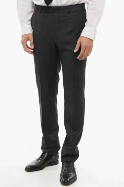 Best CC COLLECTION Abito in Lana Stretch REFINED con Tasche ad Aletta Uomo Completi