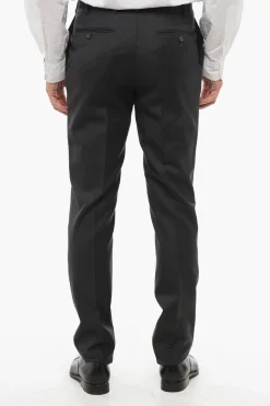 Best CC COLLECTION Abito in Lana Stretch REFINED con Tasche ad Aletta Uomo Completi