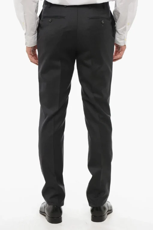 Best CC COLLECTION Abito in Lana Stretch REFINED con Tasche ad Aletta Uomo Completi