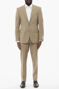 Sale CC COLLECTION Abito in Lana Stretch REFINED con Tasche ad Aletta Uomo Completi