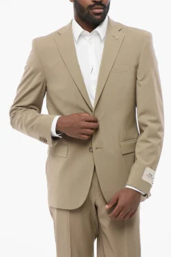 Sale CC COLLECTION Abito in Lana Stretch REFINED con Tasche ad Aletta Uomo Completi
