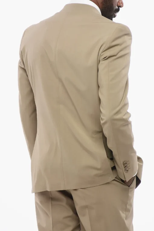 Sale CC COLLECTION Abito in Lana Stretch REFINED con Tasche ad Aletta Uomo Completi