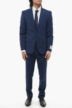 Sale CC COLLECTION Abito RESET in Lana Vergine Micro Pied de Poule Uomo Completi