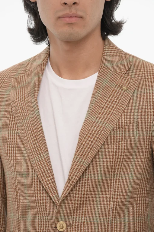 Online CC COLLECTION Abito RETAILORED Semifoderato con Fantasia a Quadri Uomo Giacche