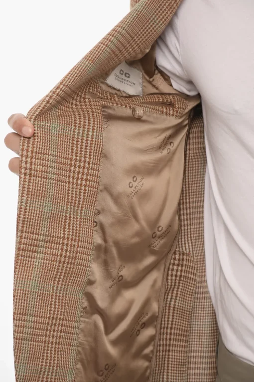 Online CC COLLECTION Abito RETAILORED Semifoderato con Fantasia a Quadri Uomo Giacche