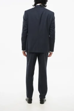 Outlet CC COLLECTION Abito RIGHT in Lana Vergine con Spacchi Laterali Uomo Completi