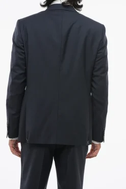Outlet CC COLLECTION Abito RIGHT in Lana Vergine con Spacchi Laterali Uomo Completi