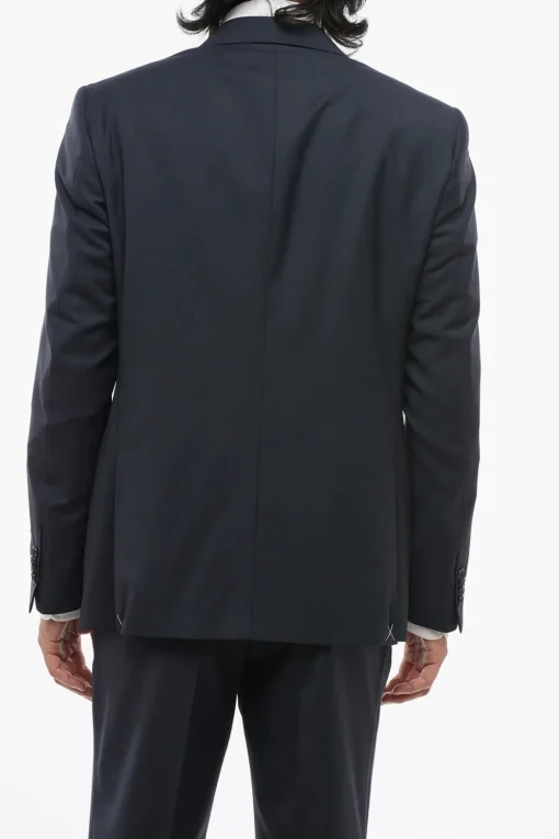 Outlet CC COLLECTION Abito RIGHT in Lana Vergine con Spacchi Laterali Uomo Completi