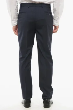 Outlet CC COLLECTION Abito RIGHT in Lana Vergine con Spacchi Laterali Uomo Completi