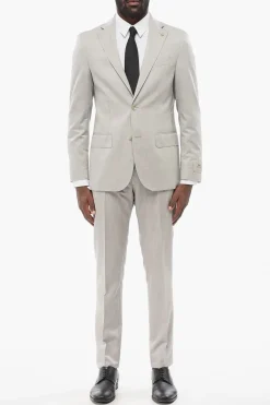 New CC COLLECTION Abito Semi-foderato REFINED in Misto Cotone Uomo Completi