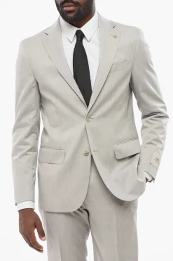New CC COLLECTION Abito Semi-foderato REFINED in Misto Cotone Uomo Completi