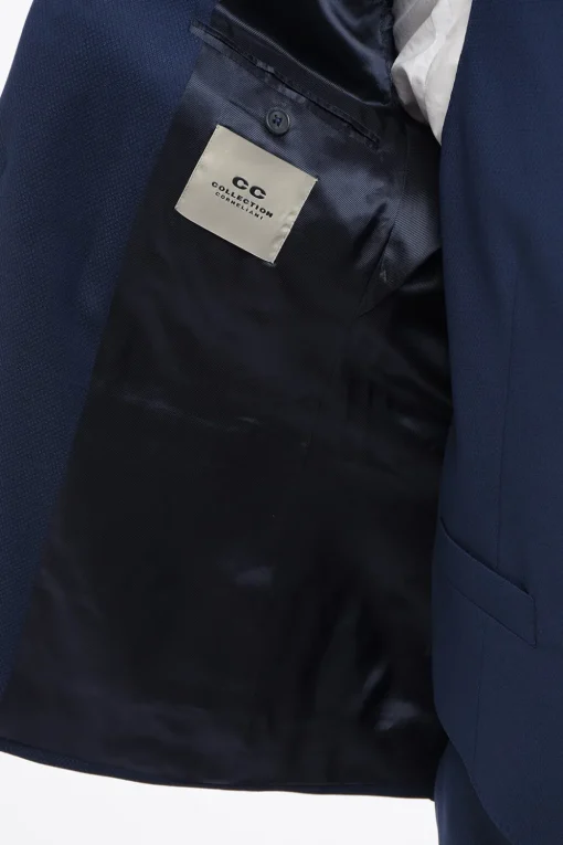 CC COLLECTION Abito Tre Pezzi con Gilet in Lana Vergine Due Spacchi Revers Classico>Corneliani Outlet