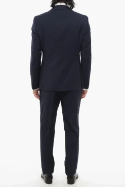 CC COLLECTION Abito Tre Pezzi con Gilet in Lana Vergine Due Spacchi Revers Classico></noscript>Corneliani Hot