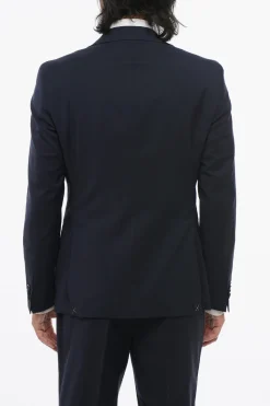 CC COLLECTION Abito Tre Pezzi con Gilet in Lana Vergine Due Spacchi Revers Classico></noscript>Corneliani Hot