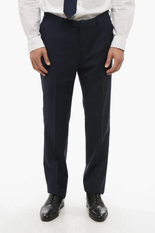 CC COLLECTION Abito Tre Pezzi con Gilet in Lana Vergine Due Spacchi Revers Classico>Corneliani Hot