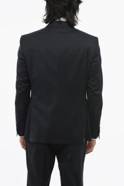 CC COLLECTION Abito Tre Pezzi con Gilet in Lana Vergine Due Spacchi Revers a Lancia></noscript>Corneliani New