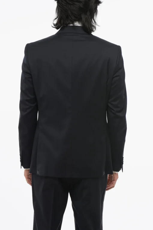 CC COLLECTION Abito Tre Pezzi con Gilet in Lana Vergine Due Spacchi Revers a Lancia>Corneliani New