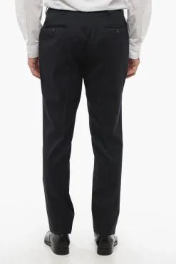CC COLLECTION Abito Tre Pezzi con Gilet in Lana Vergine Due Spacchi Revers a Lancia></noscript>Corneliani New