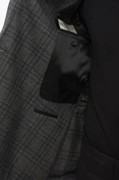 Outlet CC COLLECTION Blazer Doppiopetto REWARD In Lana Con Motivo A Quadri Uomo Giacche