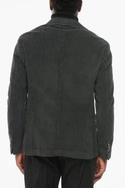 Best CC Collection Blazer ECUADOR in Velluto a Coste Uomo Giacche