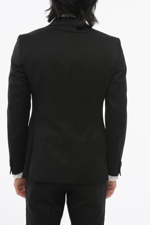 Sale CC COLLECTION Blazer Monopetto In Lana Con Tasche Ad Aletta Uomo Giacche