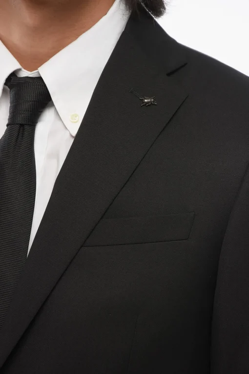 Sale CC COLLECTION Blazer Monopetto In Lana Con Tasche Ad Aletta Uomo Giacche